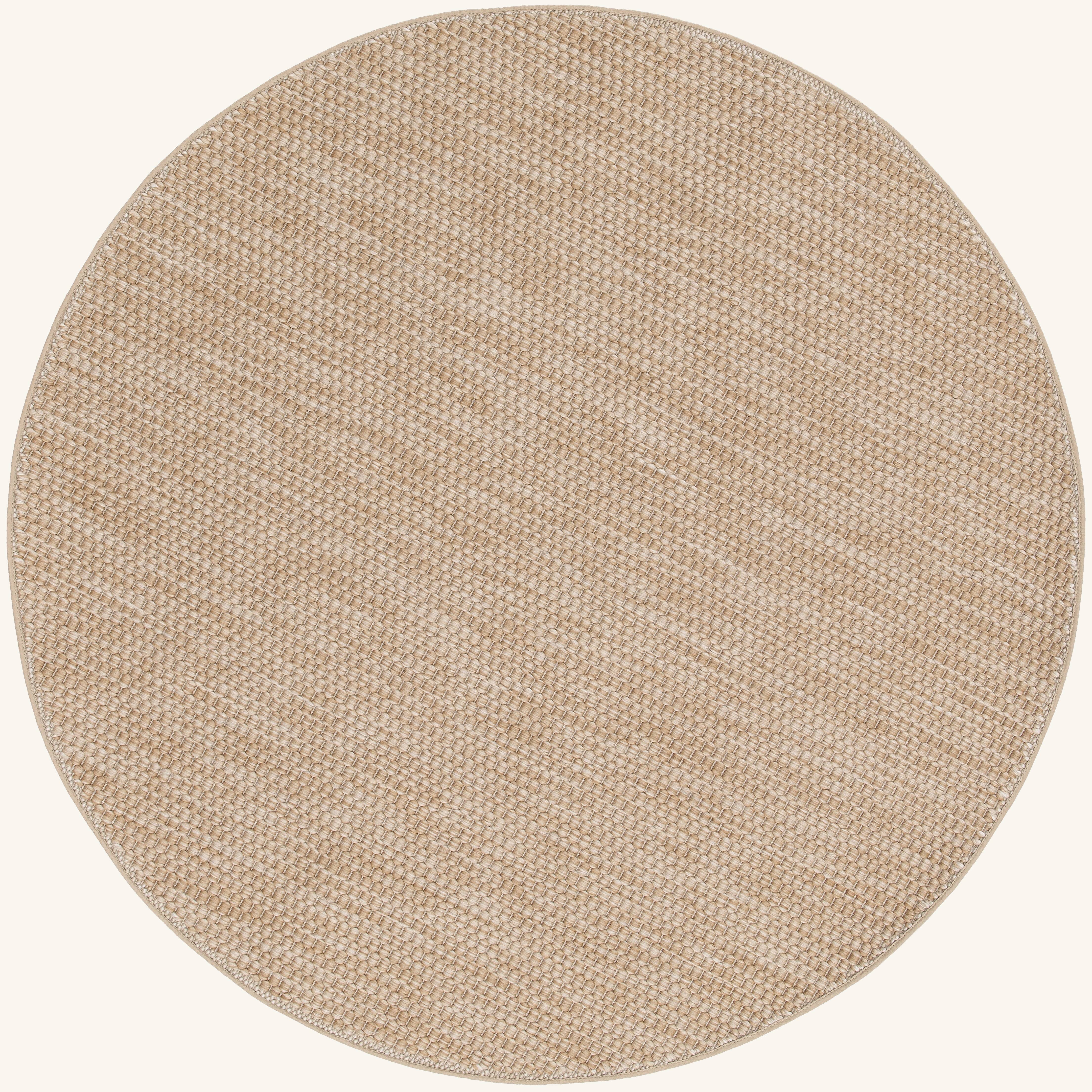 Tapis d’extérieur naturel facile d’entretien - Faenza - fond #F9F6F0 détouré