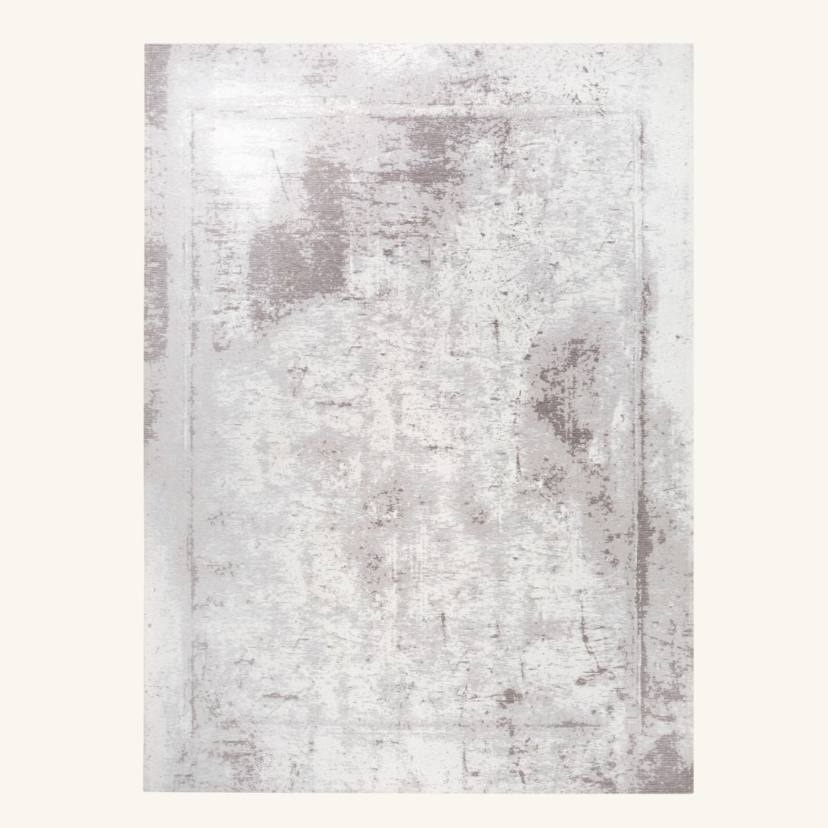 Tapis lavable de salon gris - Chiara