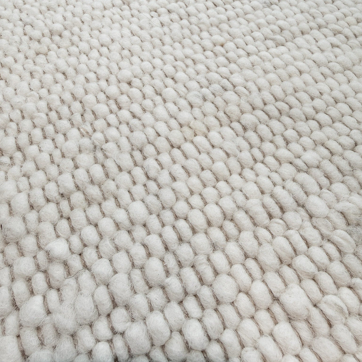 Tapis ivoire en laine - Serena - photo 1