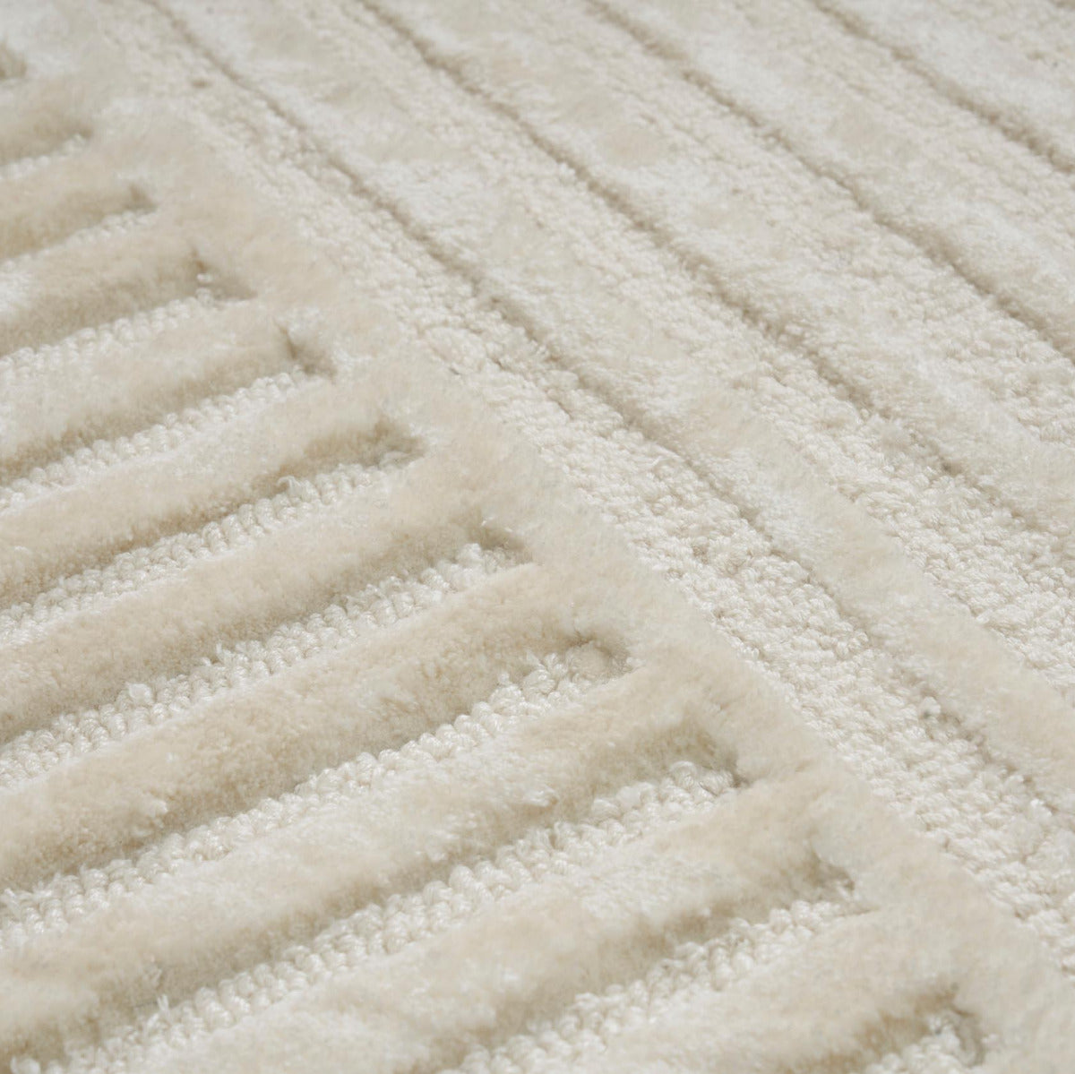 Tapis ivoire en viscose - Gubbio - photo 2