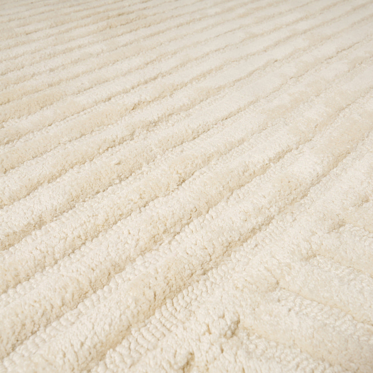 Tapis ivoire en viscose - Fermo - photo 2