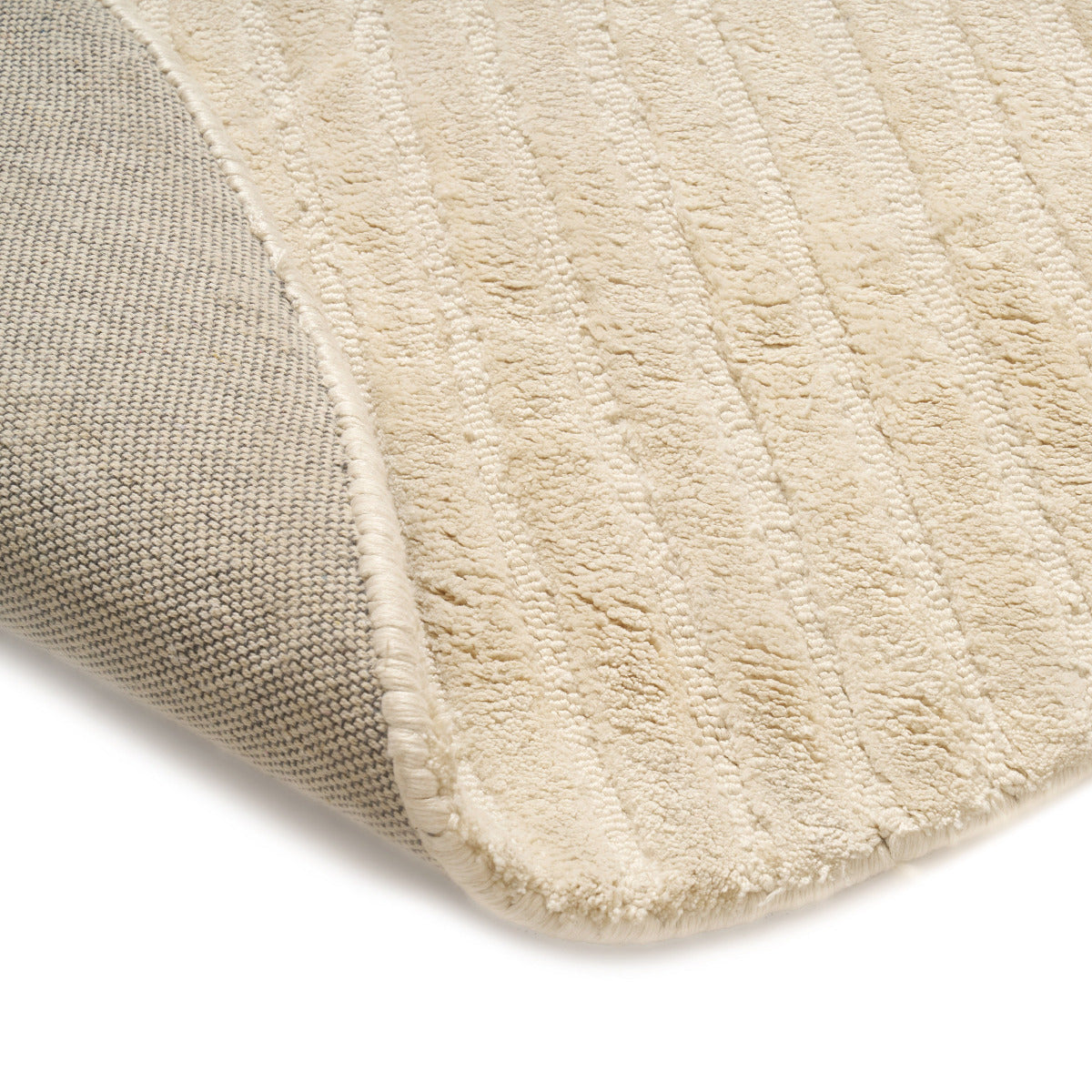 Tapis ivoire en viscose - Fermo - photo 4