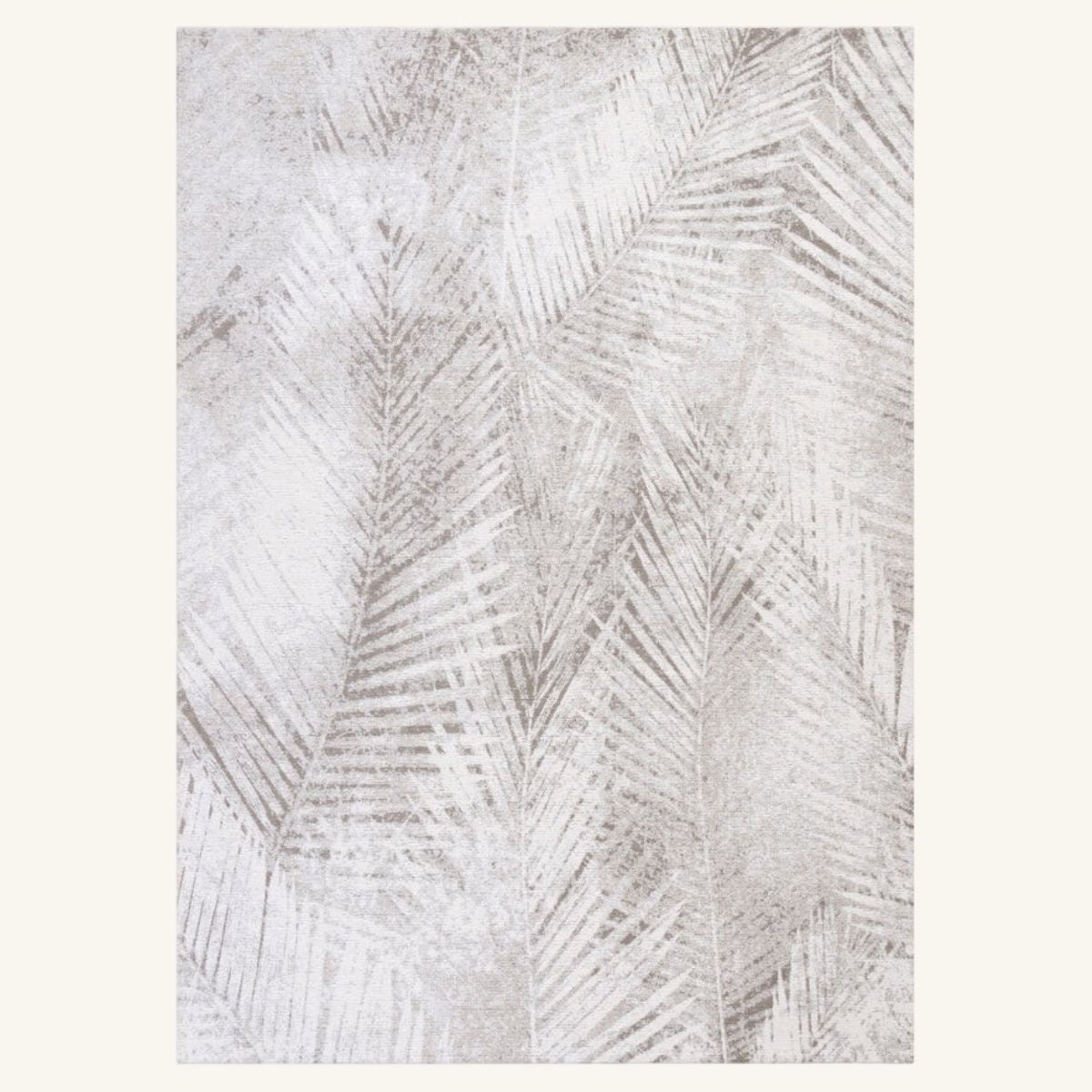 Tapis lavable de salon ivoire - Monza
