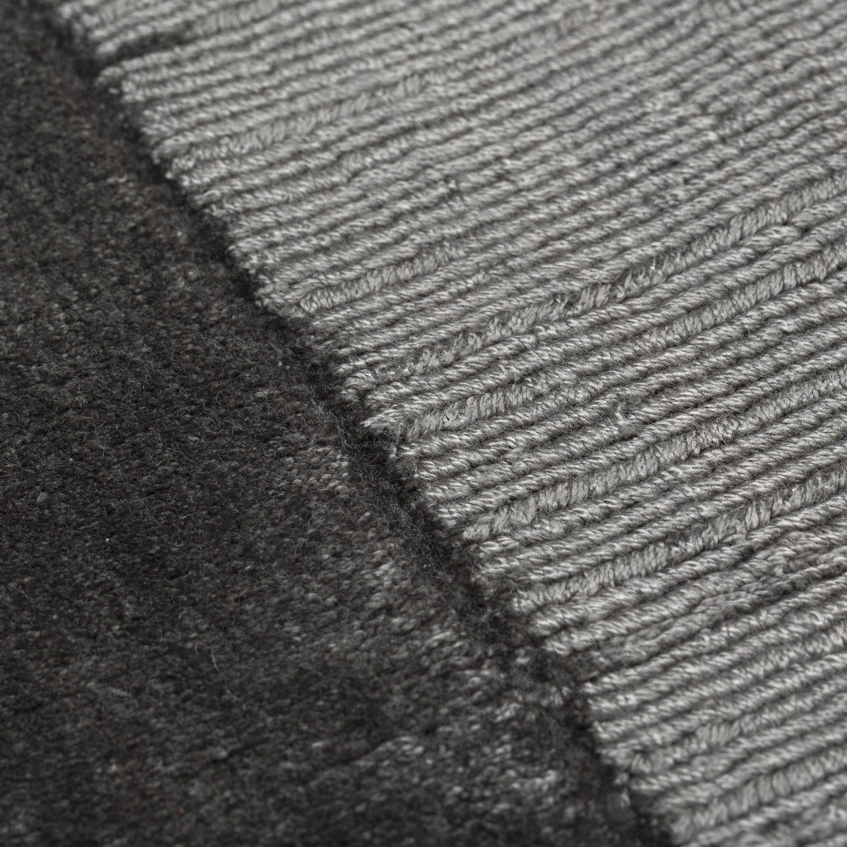 Tapis rond gris en viscose - Torino - photo 1