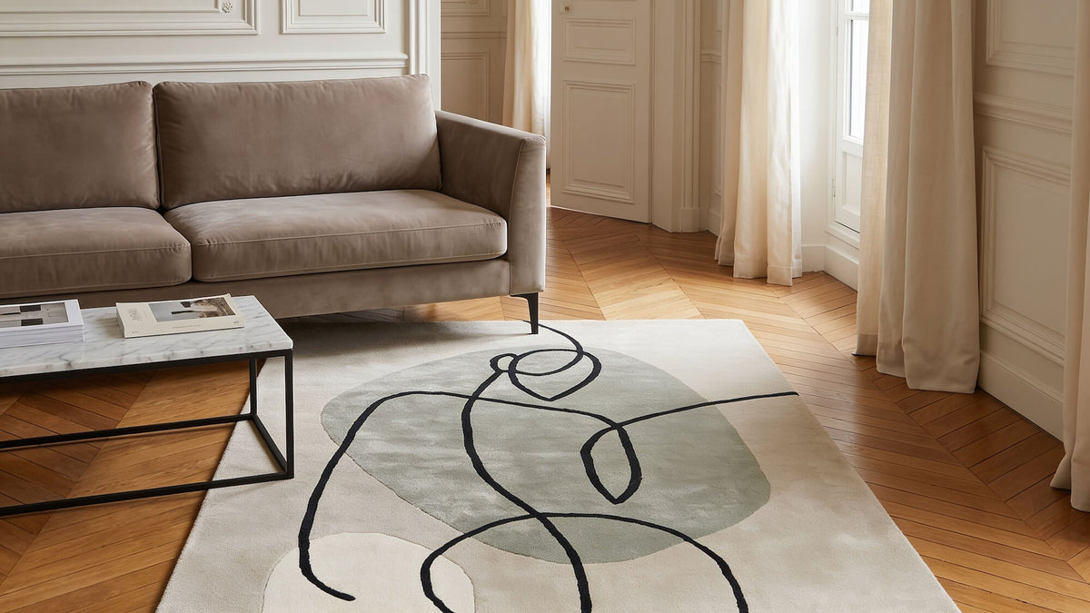 Tapis géométrique : comment dynamiser une décoration sobre ?