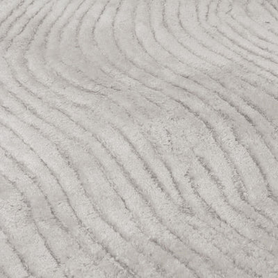 Tapis design en viscose beige - Giulia