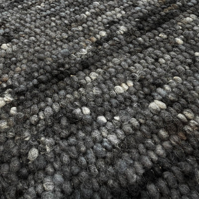 Tapis anthracite en laine - Assisi - photo 1