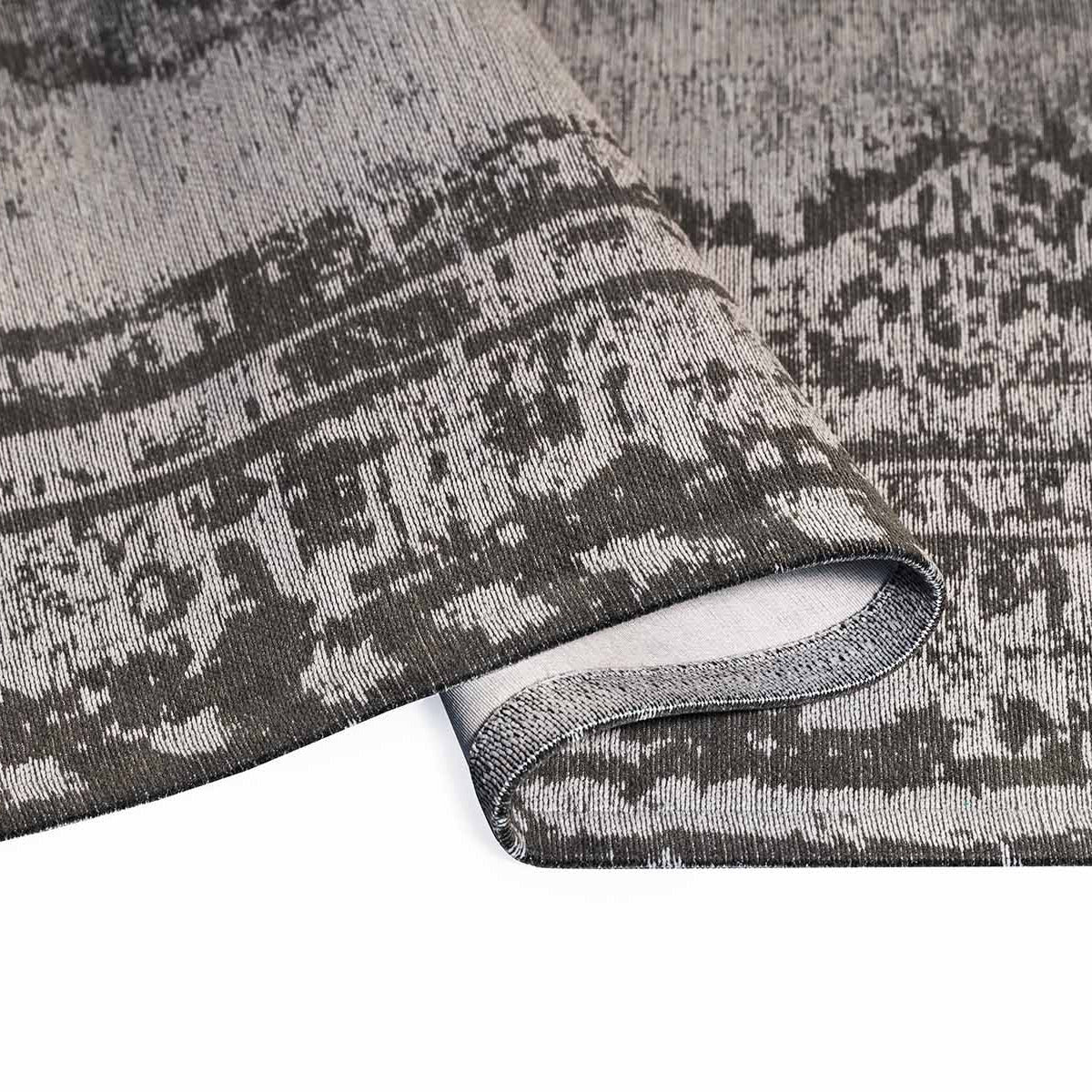 Tapis argenté en polyester - Celestia - photo 1