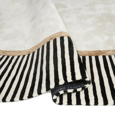 Tapis beige en laine et viscose - Amalfi - photo 1