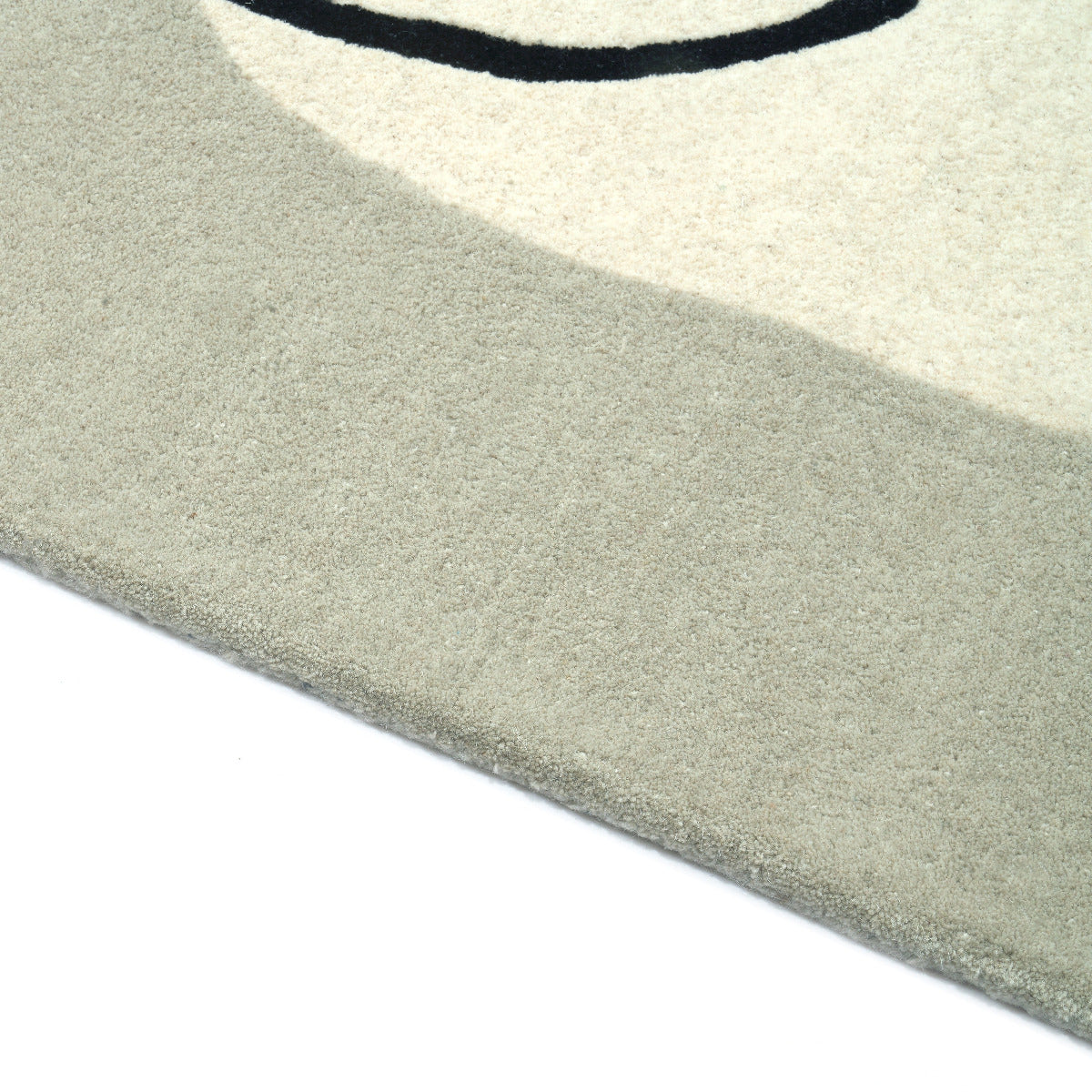 Tapis beige en laine et viscose - Parma - photo 2