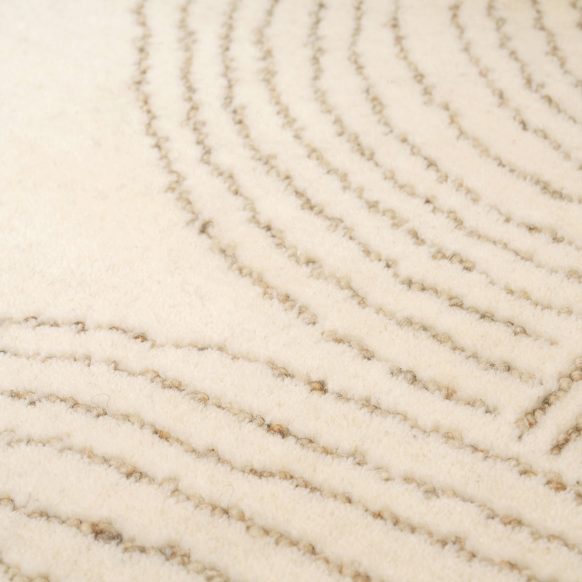 Tapis beige en laine - Siena - photo 2