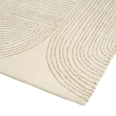 Tapis beige en laine - Siena - photo 3