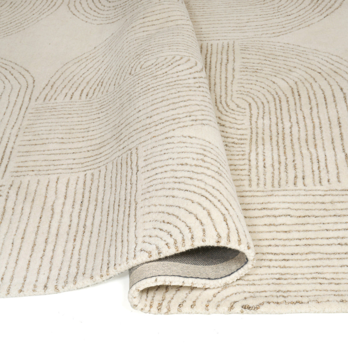 Tapis beige en laine - Siena - photo 4