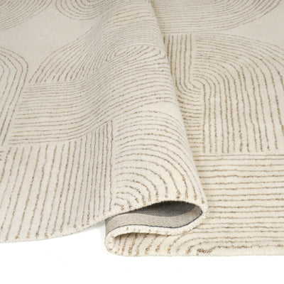 Tapis beige en laine - Siena - photo 4