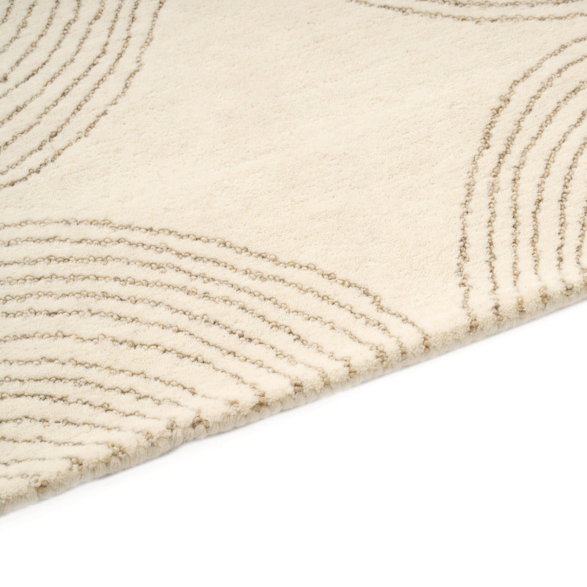 Tapis beige en laine - Siena - photo 5