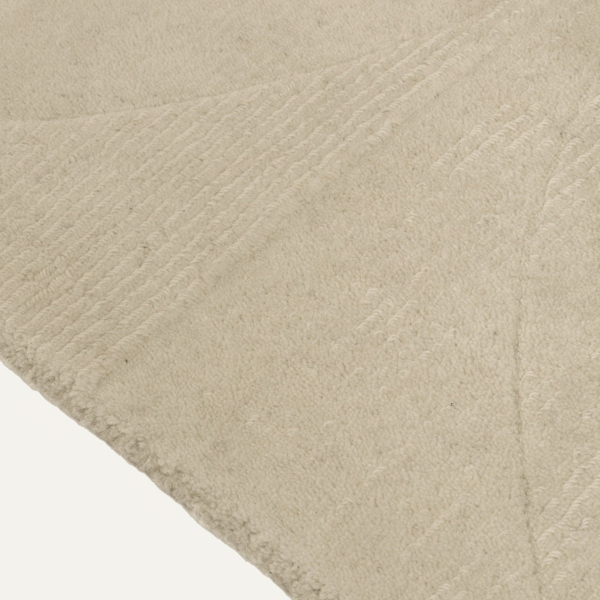 Tapis beige en laine - Varenna - photo 1