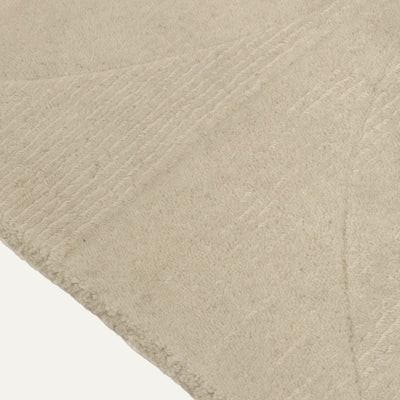 Tapis beige en laine - Varenna - photo 1