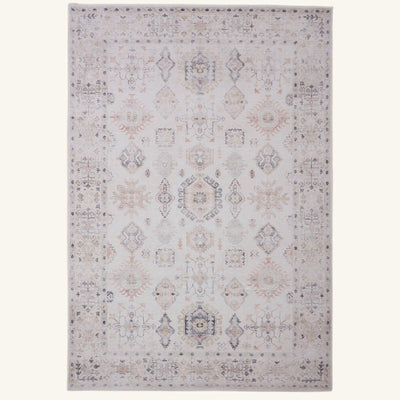 Tapis lavable vintage beige - Luciana
