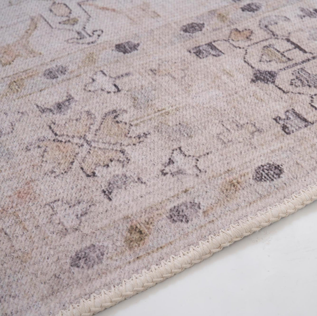 Tapis beige en polyester - Luciana - photo 3