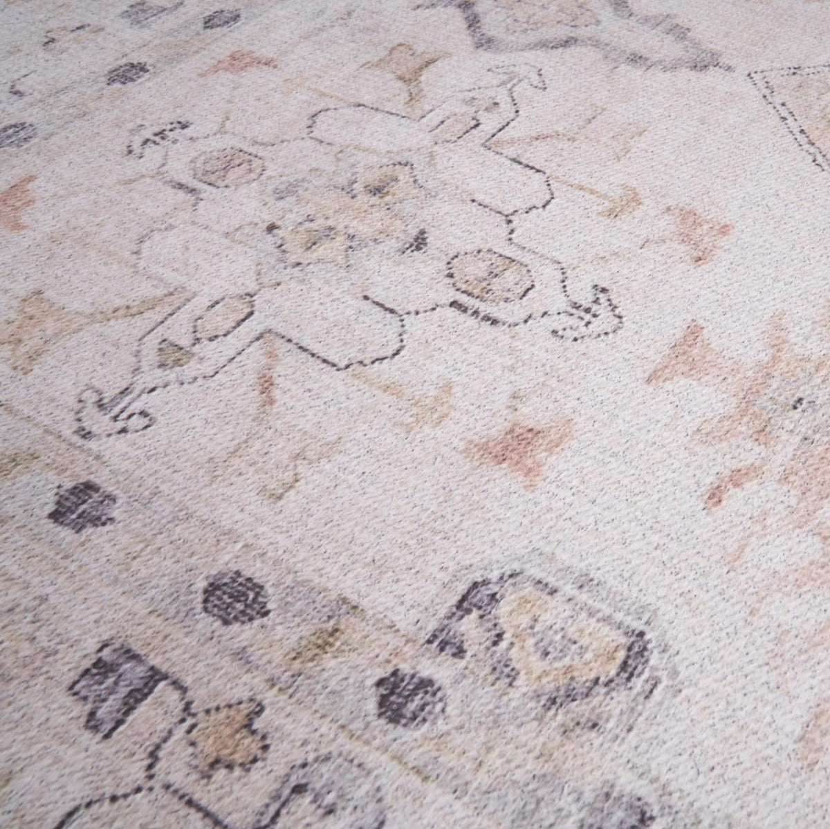 Tapis beige en polyester - Luciana - photo 4