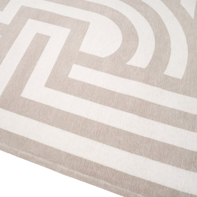 Tapis beige en polyester - Nerina - photo 2