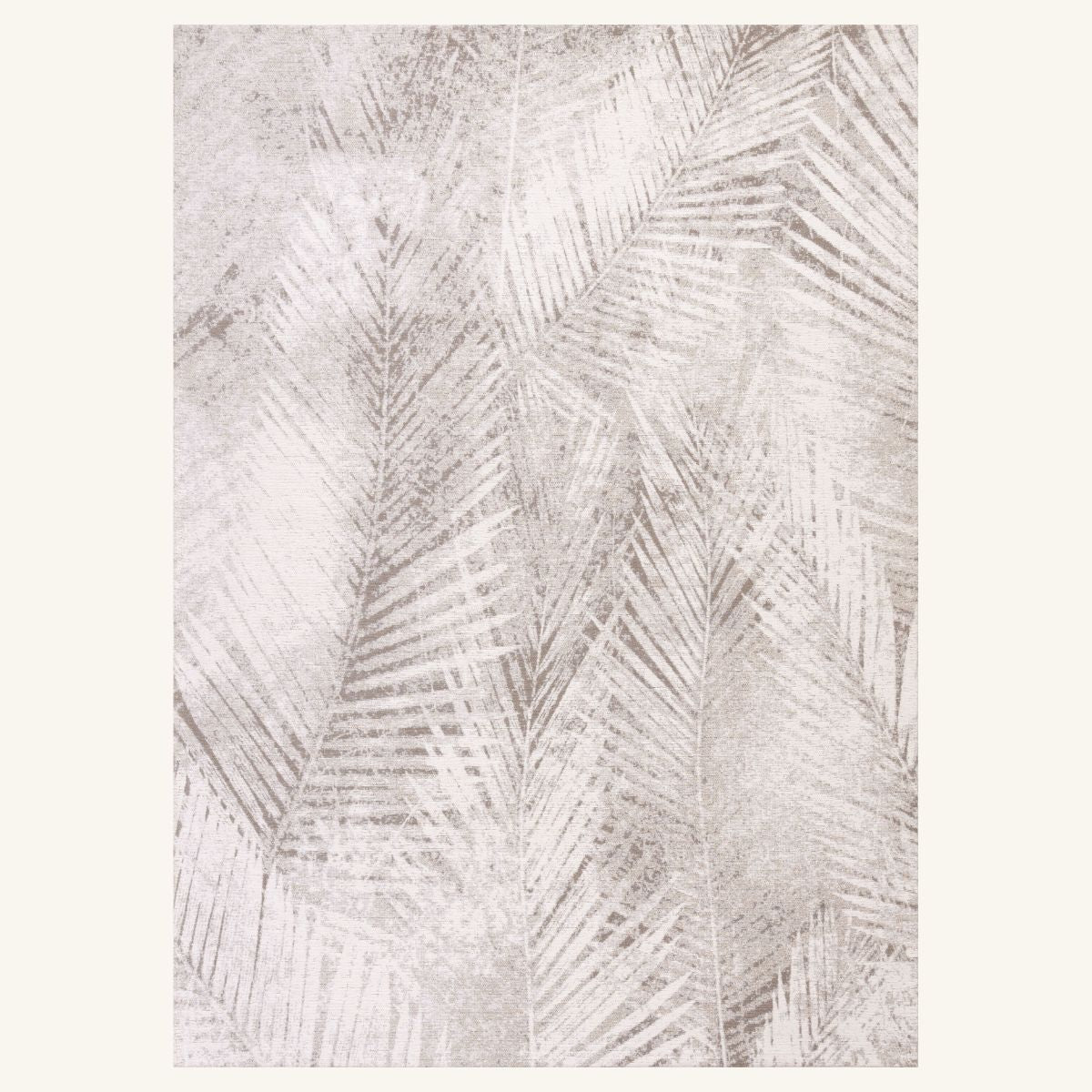 Tapis lavable de salon beige - Volterra