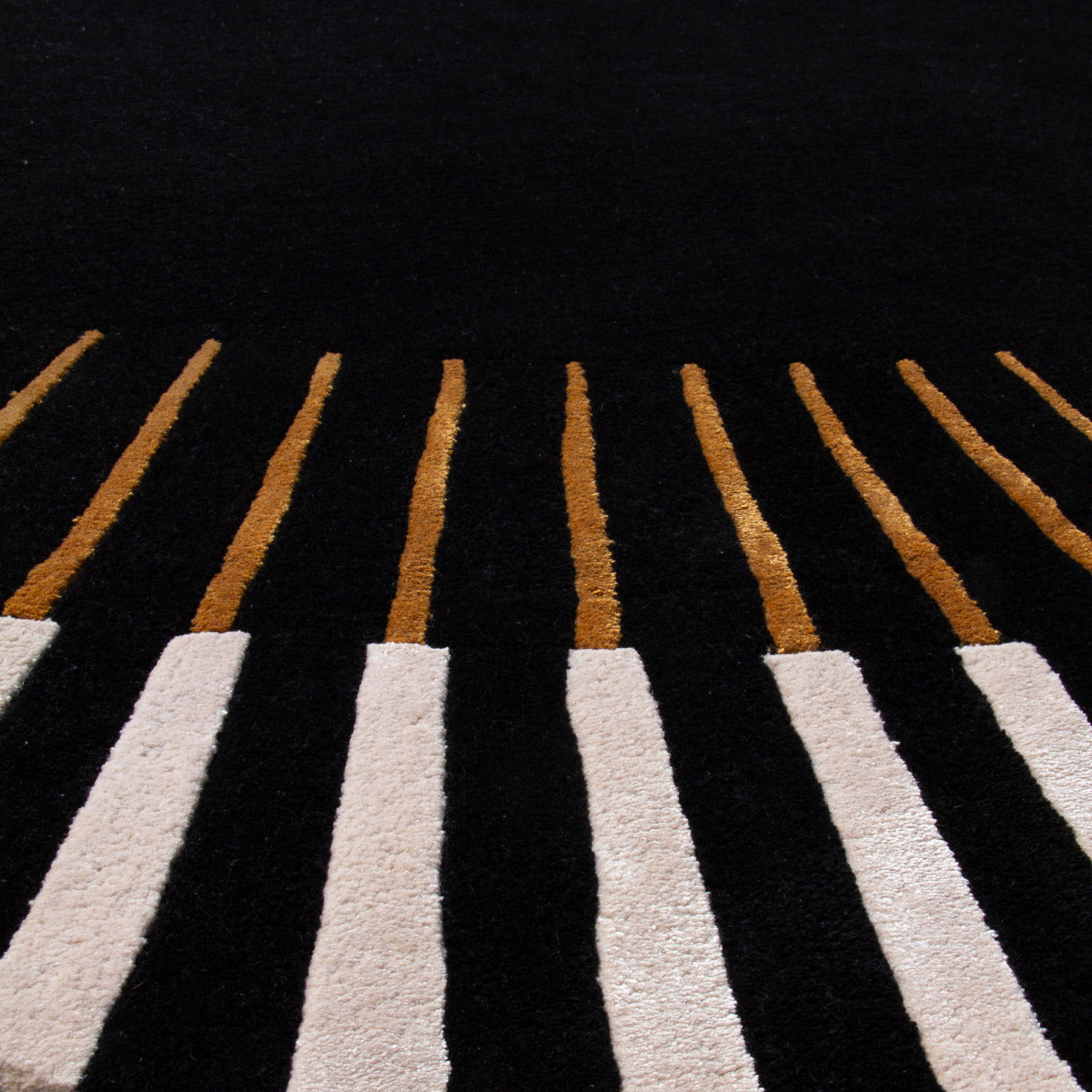 Tapis brun en laine - Marsala - photo 2