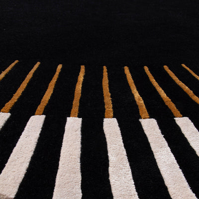 Tapis brun en laine - Marsala - photo 2
