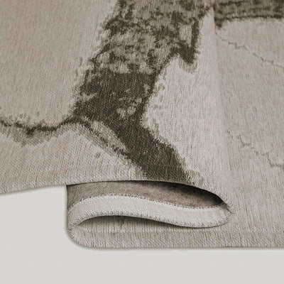 Tapis clair gris en polyester - Bergamo - photo 2