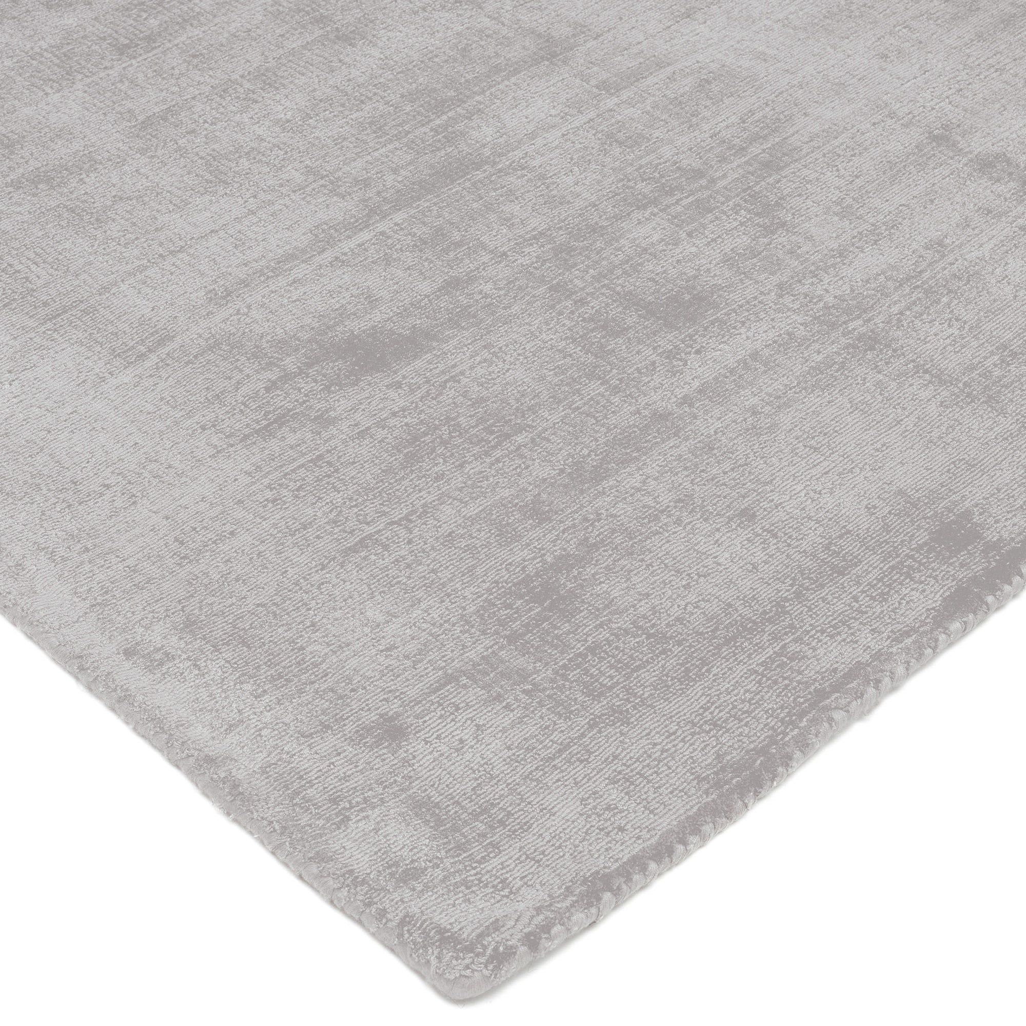 Tapis clair gris en viscose - Ascoli - photo 3