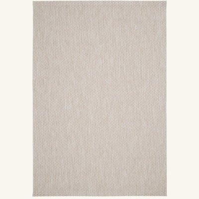 Tapis d’extérieur beige facile d’entretien - Genoa - fond #F9F6F0 détouré
