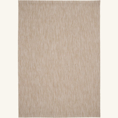 Tapis d’extérieur naturel facile d’entretien - Empoli - fond #F9F6F0 détouré