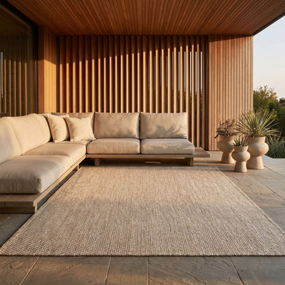Tapis d’extérieur naturel facile d’entretien - Empoli - ambiance terrasse 3