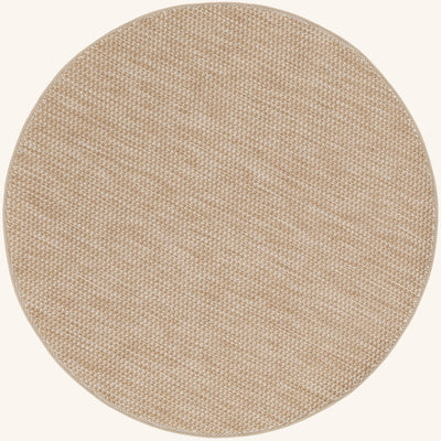 Tapis d’extérieur naturel facile d’entretien - Faenza - fond #F9F6F0 détouré