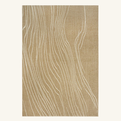 Tapis d’extérieur naturel facile d’entretien - Imperia - fond #F9F6F0 détouré
