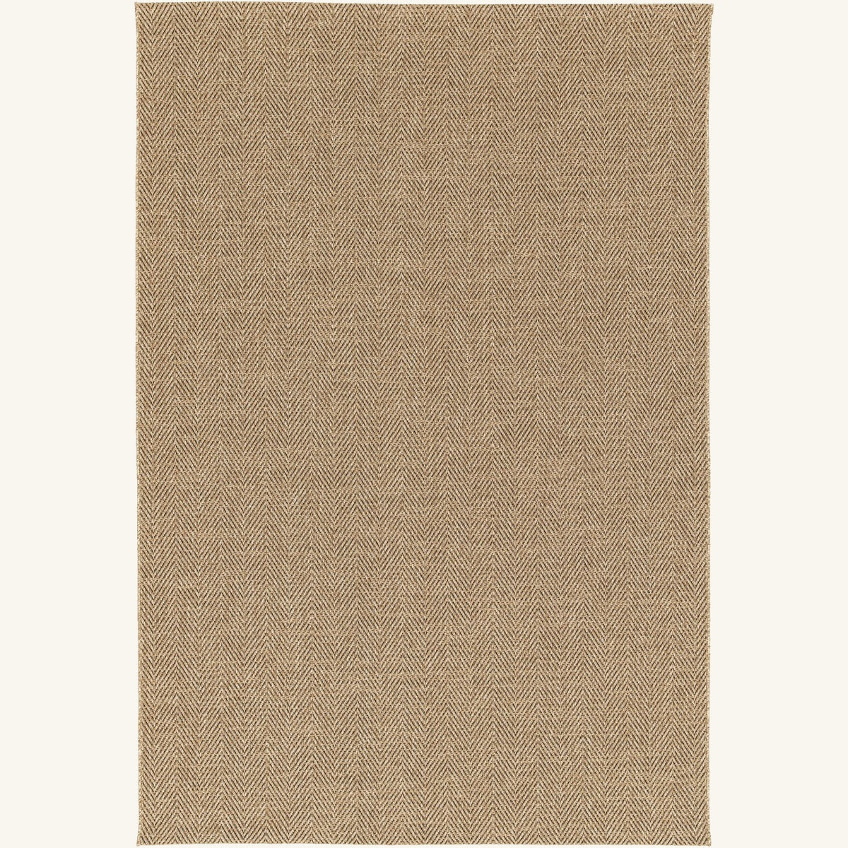 Tapis d’extérieur naturel facile d’entretien - Milano - fond #F9F6F0 détouré