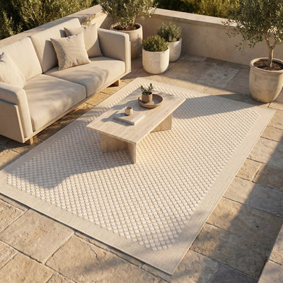 Tapis d’extérieur naturel facile d’entretien - Padova - ambiance terrasse 1