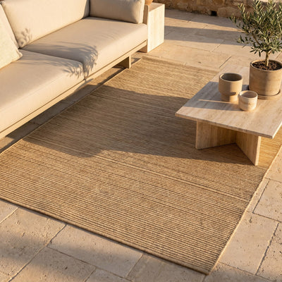 Tapis d’extérieur naturel facile d’entretien - Toscana - ambiance terrasse 1