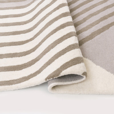 Tapis de salon en laine et viscose naturelles - Chieti - photo 3