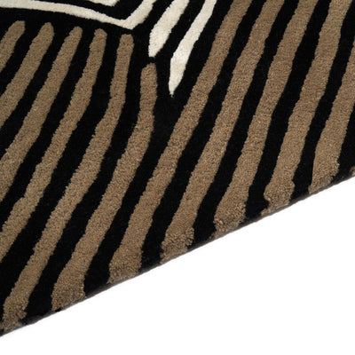 Tapis doré en laine et viscose - Levanto - photo 4