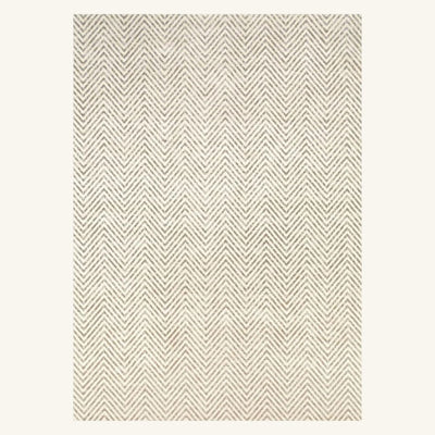 Tapis lavable de salon froid beige - Fiamma
