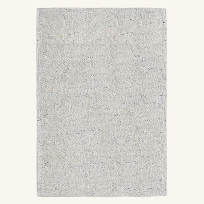 Tapis de salon en laine grise - Velluto