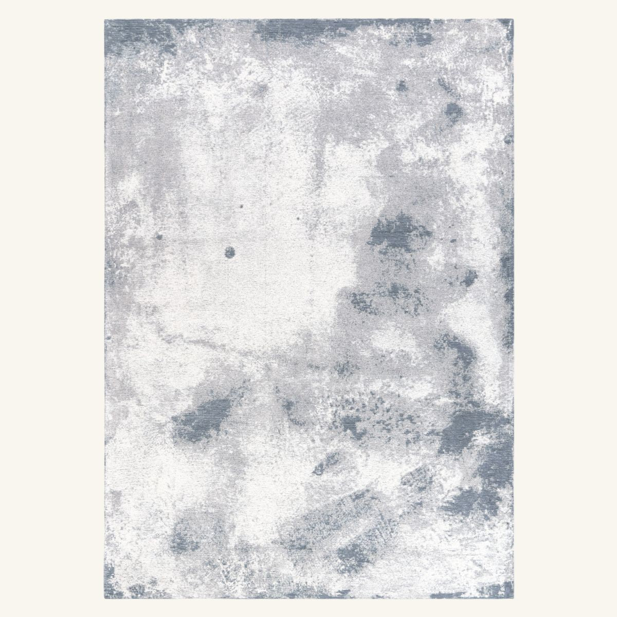 Tapis lavable de salon gris - Roma