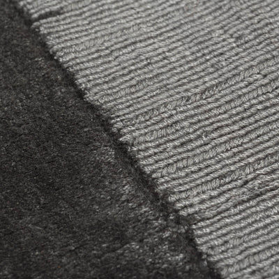 Tapis gris en viscose - Aurelia - photo 1