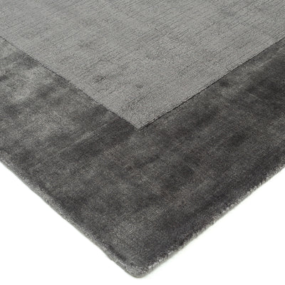 Tapis gris en viscose - Aurelia - photo 2