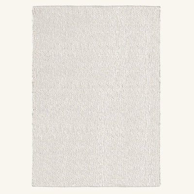 Tapis de salon en laine ivoire - Serena