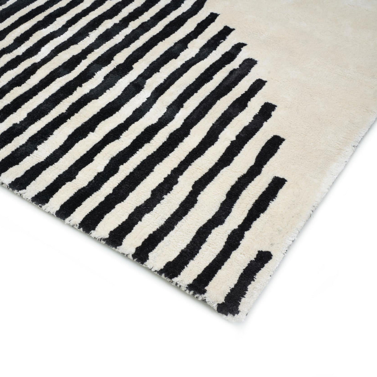 Tapis ivoire en viscose - Jolie - photo 3