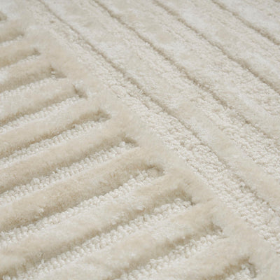 Tapis ivoire en viscose - Gubbio - photo 2