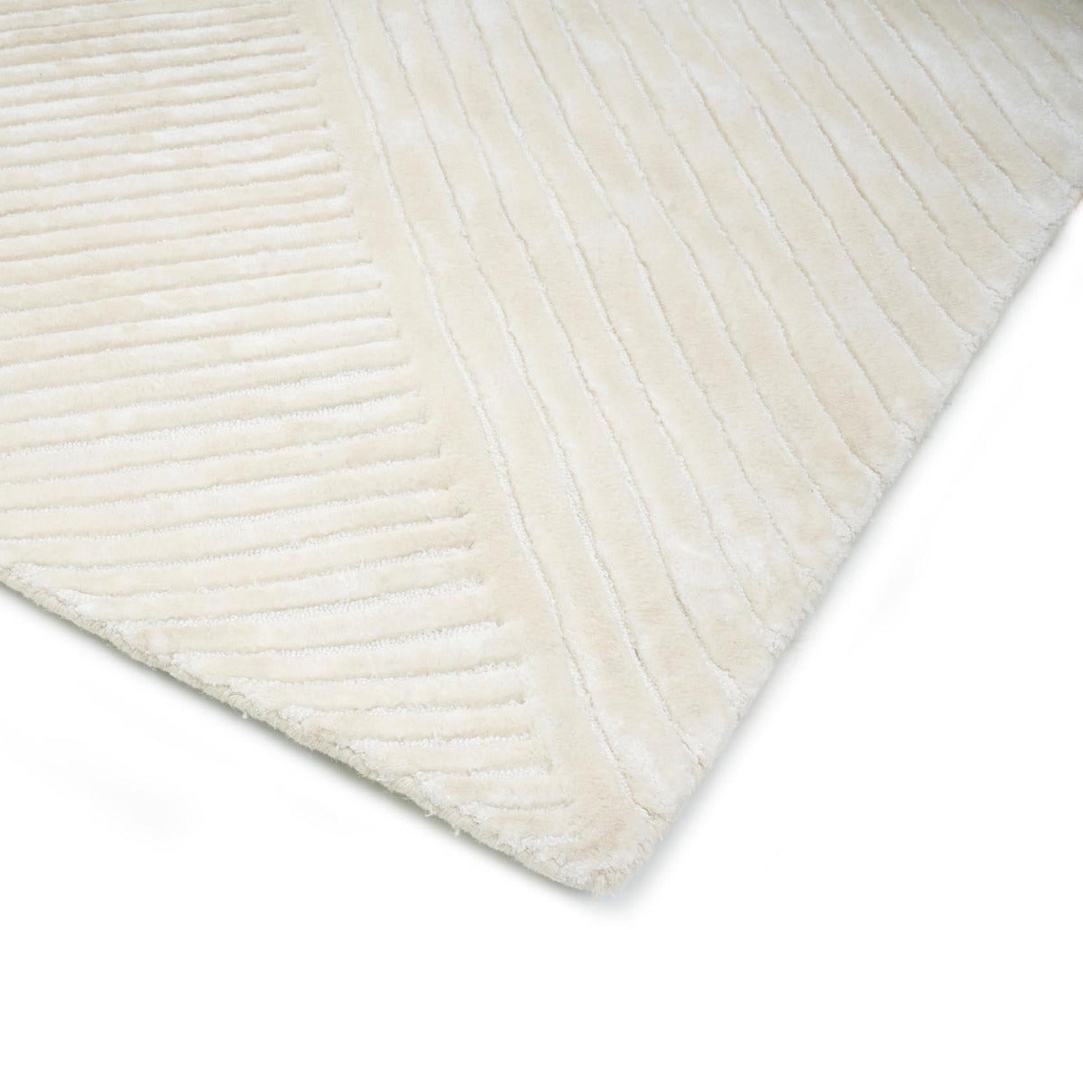 Tapis ivoire en viscose - Gubbio - photo 3