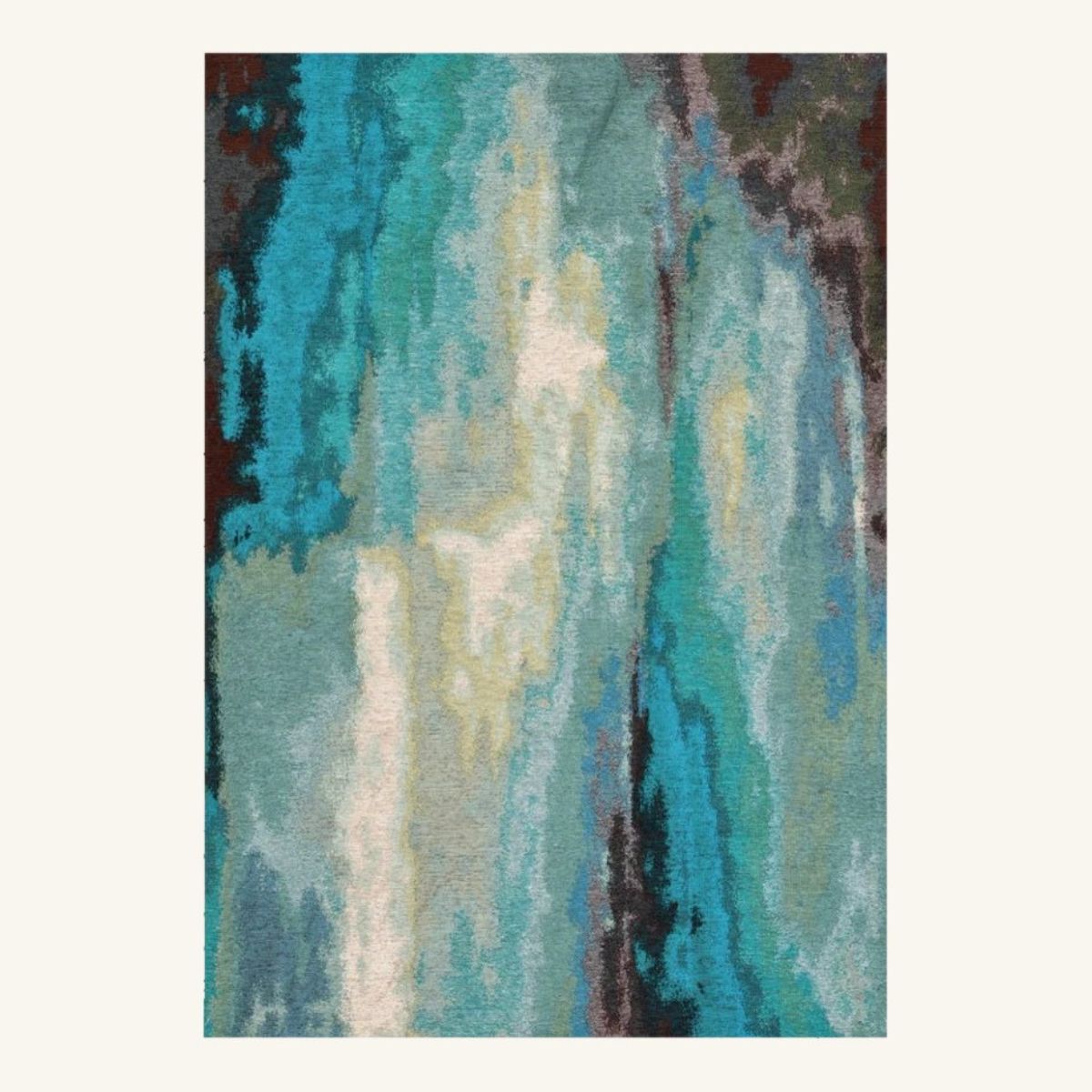 Tapis lavable de salon aqua - Cremona